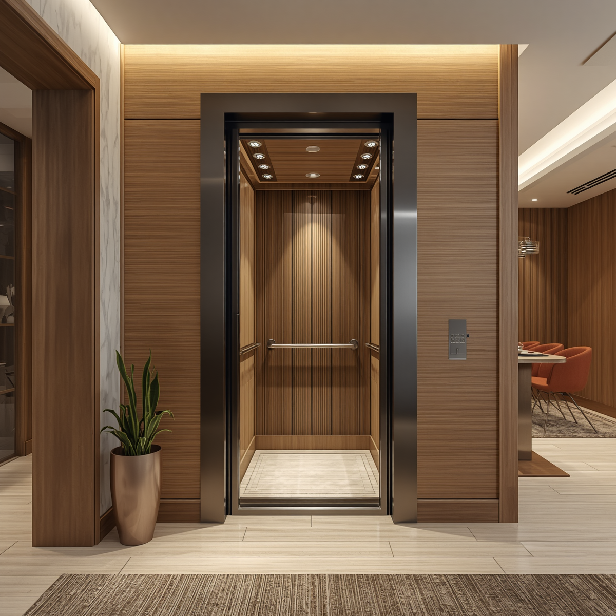 المصاعد المنزلية