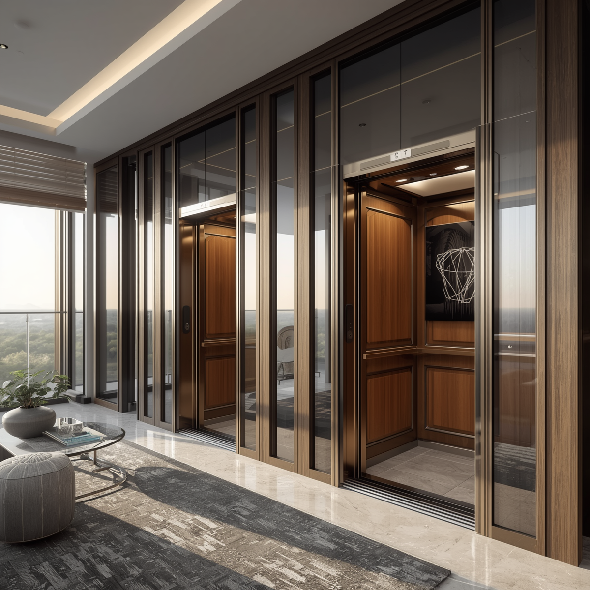 المصاعد السكنية